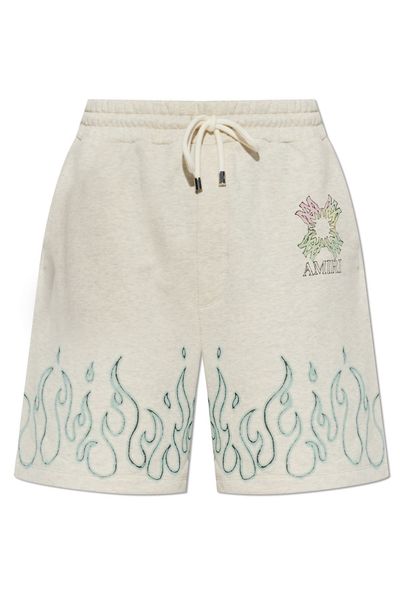 Amiri Ma Quad Flames Sweatshorts
