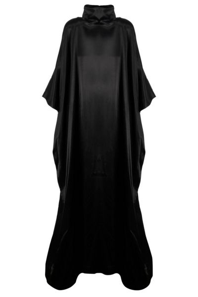 Balenciaga Roll-Neck Maxi Dress