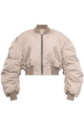 Rick Owens Cropped Down Bomber Jacket