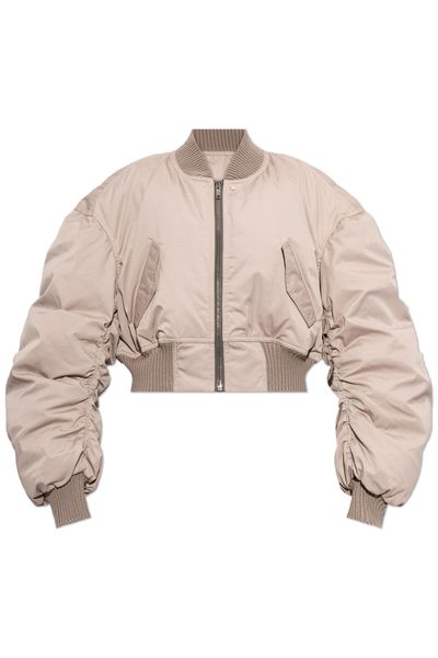 Rick Owens Cropped Down Bomber Jacket