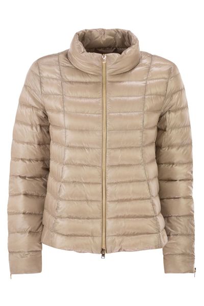 Herno Satin Flared Down Jacket