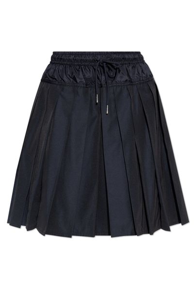 Moncler Pleated Drawstring Skirt