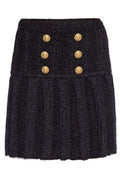 Balmain Buttoned Pleated Skirt
