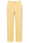 Pinko Studded Straight-Leg Jeans