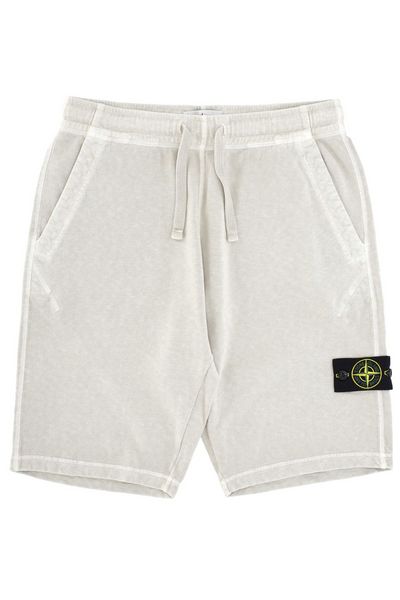 Stone Island Logo-Patch Drawstring Shorts