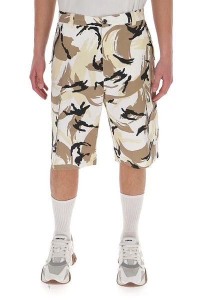 Kenzo Tropic Camo Print Cargo Shorts
