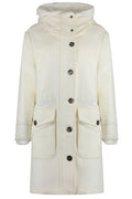 Moorer Megeve Hooded Button-Front Coat