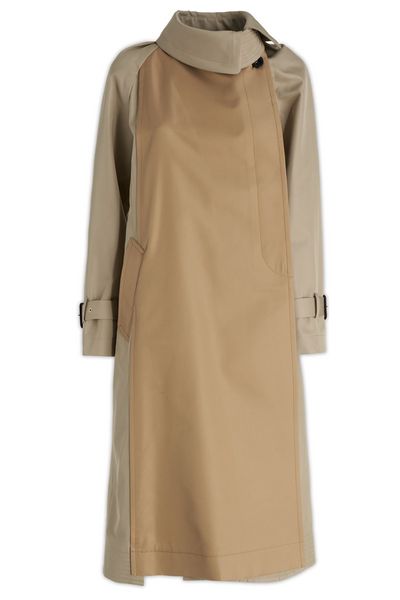 Sacai Two-Toned Belted Waist Coat