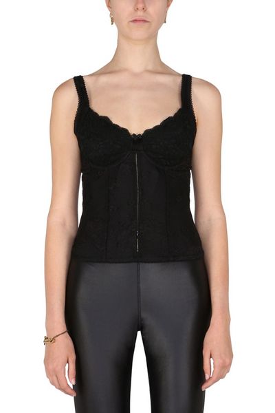 Balenciaga Lace Detailed Sleeveless Top