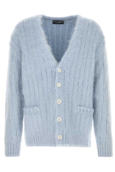 Dolce & Gabbana Ribbed Button-Up Cardigan
