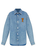 AMI Long Sleeved Denim Overshirt