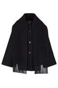 Totême Embroidered Fringed Oversized Jacket
