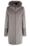 Herno Hooded Zip-Up Coat