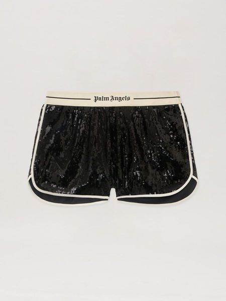 Palm Angels Classic Logo Sequin Shorts