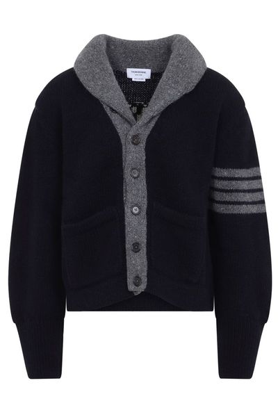 Thom Browne RWB Striped Knitted Hoodie
