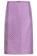 Gucci Monogram Patterned Satin Skirt