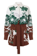 Valentino Floral Printed Long-Sleeved Jumpsuit
