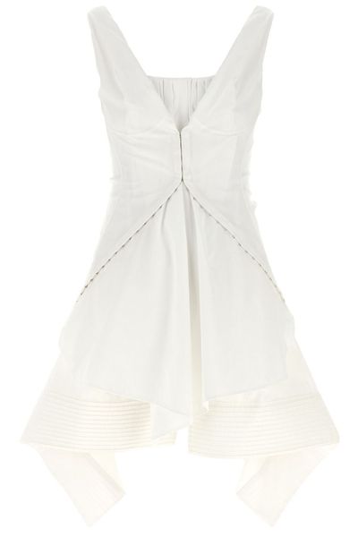 Alexander McQueen Gathered Mini Dress