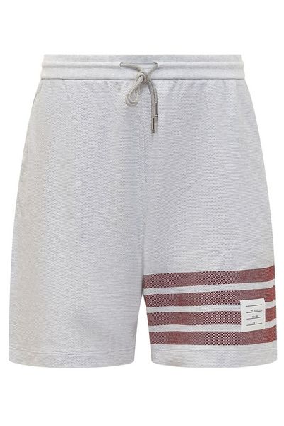 Thom Browne 4-Bar Striped Drawstring Track Shorts