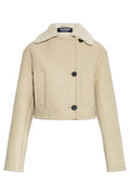 Jacquemus Double Breasted Shearling Coat