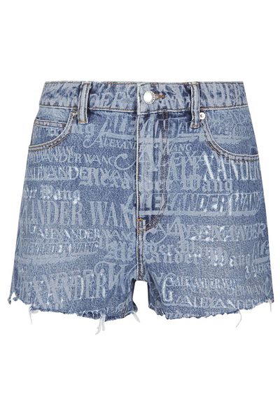 Alexander Wang All-Over Logo Shorts