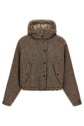 Brunello Cucinelli Cropped Hooded Down Jacket