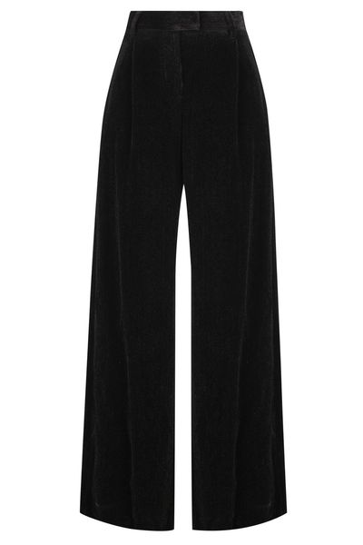 Brunello Cucinelli High-Waist Pleated Corduroy Trousers