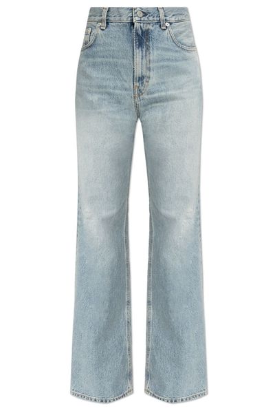 Haikure Korea High-Rise Wide-Leg Jeans