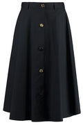 Moschino Button Detailed Midi Skirt