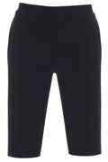 Norma Kamali Flat Front Bermuda Shorts