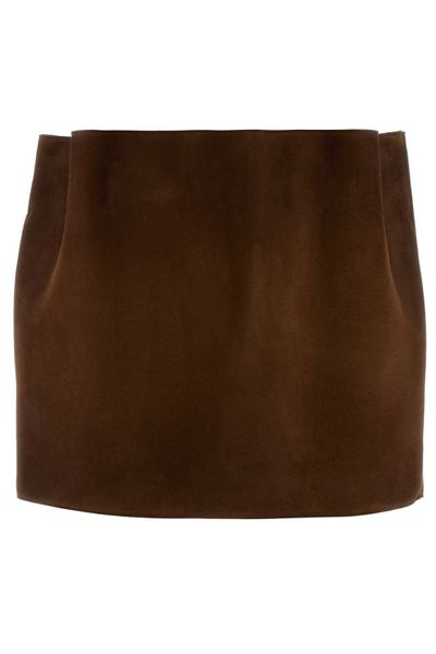 Prada Elasticated-Waistband Mini Skirt