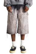 Satoshi Nakamoto Dannys Distressed Carpenter Shorts