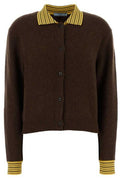 Prada Long-Sleeved Button-Up Cardigan