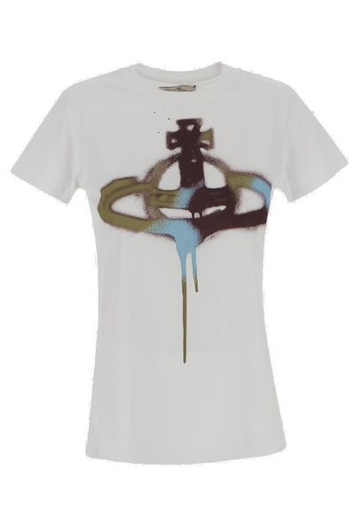 Vivienne Westwood Logo-Printed Crewneck T-Shirt