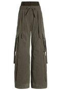 Dolce & Gabbana Drawstring Wide-Leg Cargo Pants