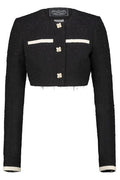 Vetements Tweed Cropped Jacket