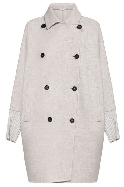 Brunello Cucinelli Monili Embellished Hand-Finished Coat