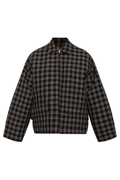 Marni Long Sleeve Check-Pattern Jacket