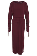 Max Mara Long-Sleeve Midi Dress