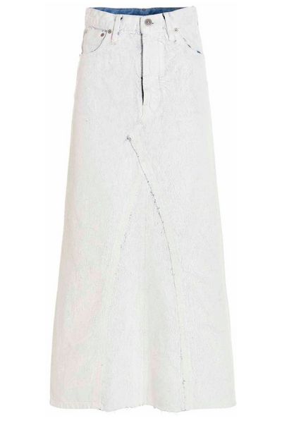 Maison Margiela A-Line Midi Denim Skirt
