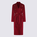 Alberta Ferretti Double-Breasted Belted Coat