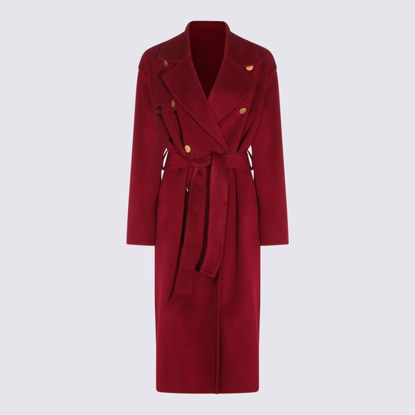 Alberta Ferretti Double-Breasted Belted Coat