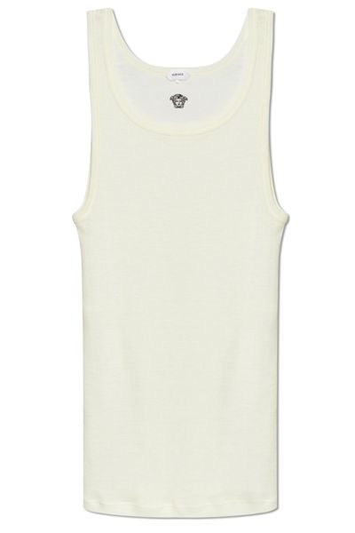Versace Medusa-Embroidered Knitted Vest