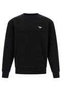Prada Logo Plaque Crewneck Sweatshirt