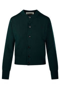AMI Logo Round Neck Cardigan