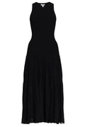 Alaïa Pleated Knit Maxi Dress