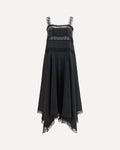 Ganni Lace-Trim Maxi Dress