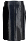 Courrèges Vinyl Midi Skirt