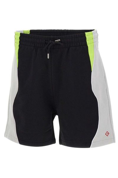 Casablanca Color-Block Drawstring Shorts