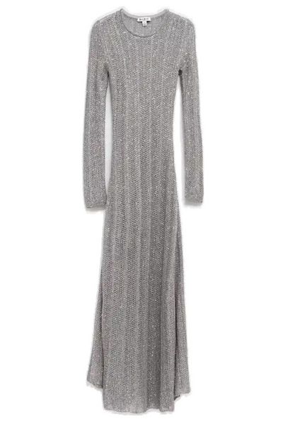 Alaïa Long Sequin Knitted Dress